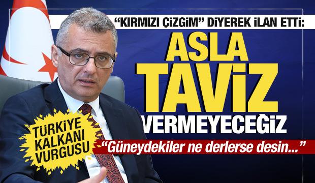 KKTC Cumhurbaşkanı Erhürman: Asla taviz vermeyeceğiz. Türkiye tüm Ada'nın garantörü