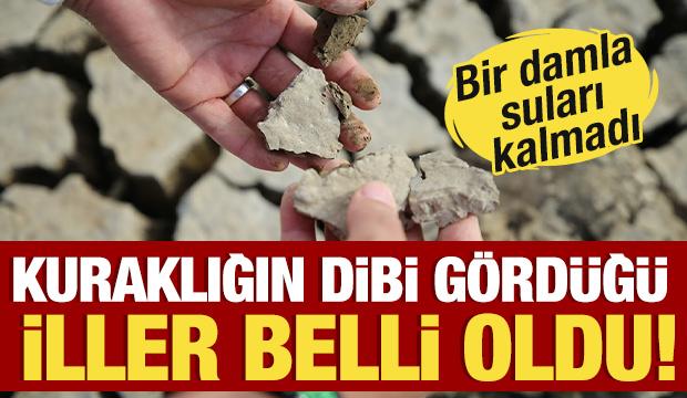 Kuraklığın dibi gördüğü iller belli oldu! Bir damla suları kalmadı