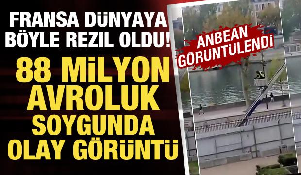 Louvre Müzesi'nde 88 milyonluk soygun! Hırsızların kaçış anı ortaya çıktı