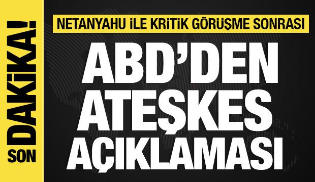 Netanyahu ile görüşen Rubio'dan Gazze açıklaması