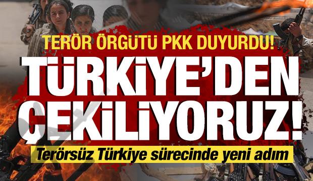 PKK: Türkiye'den çekiliyoruz!