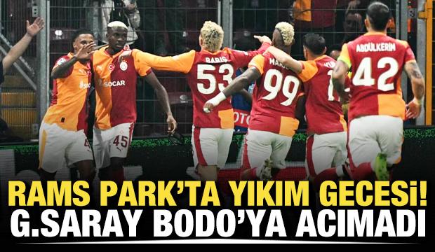 RAMS Park’ta yıkım gecesi! Galatasaray, Bodo'ya acımadı