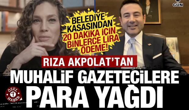 Rıza Akpolat'tan muhalif gazetecilere para yağdı: 20 dakika için binlerce lira ödeme!