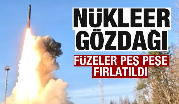 Rusya'dan gözdağı! Nükleer silah tatbikatı 