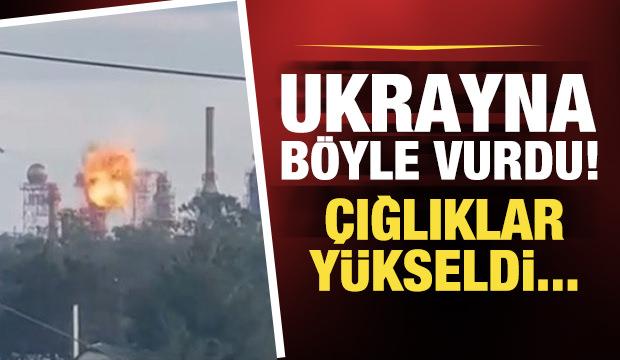 Rusya'nın Mahaçkale petrol rafinerisi Ukrayna tarafından vuruldu
