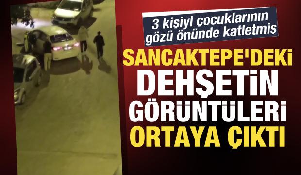 Sancaktepe'de 3 kişinin öldüğü silahlı kavganın görüntüleri ortaya çıktı
