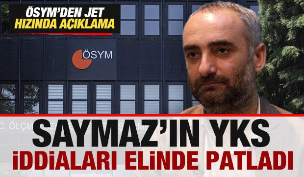Saymaz'ın YKS iddiaları elinde patladı! ÖSYM'den jet hızında açıklama geldi