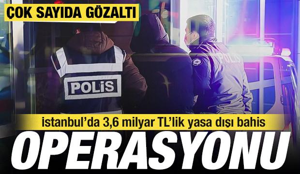 SON DAKİKA: 3,6 milyar TL'lik yasa dışı bahis operasyonu! 24 kişi hakkında gözaltı kararı