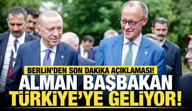 Son dakika... Alman Başbakan Merz Türkiye'ye geliyor! 