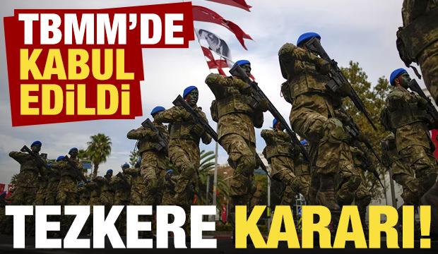 Son dakika: Lübnan tezkeresi TBMM'de kabul edildi!