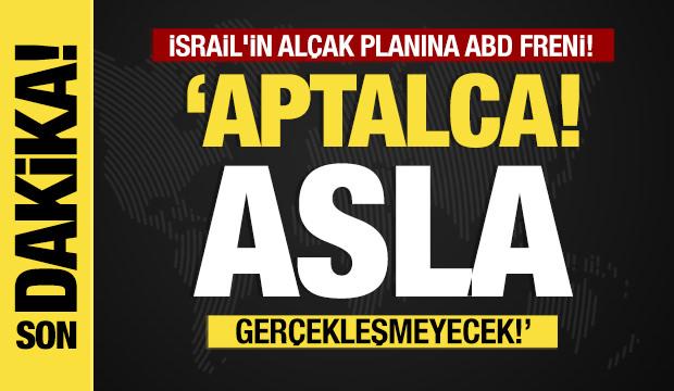 Son dakika...ABD'den İsrail'in ilhak tasarısına sert tepki! 