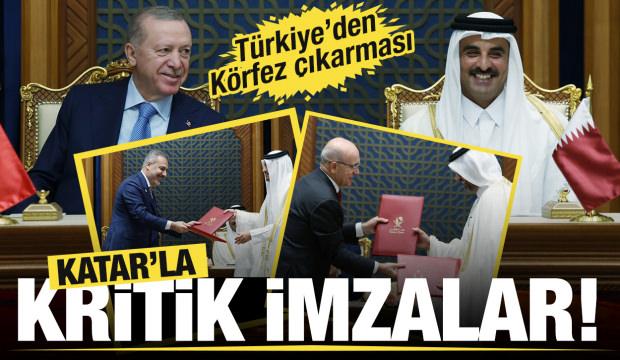 Son dakika...Cumhurbaşkanı Erdoğan, Katar Emiri Al Sani ile bir araya geldi