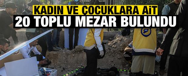 Suriye'nin Şam kırsalında toplu mezar bulundu