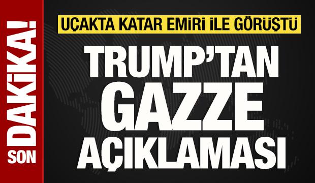 Trump, Katar Emiri ile görüştü: Gazze açıklaması