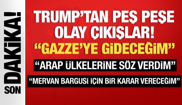 Trump'tan son dakika Gazze açıklaması: "Gazze'ye gideceğim"