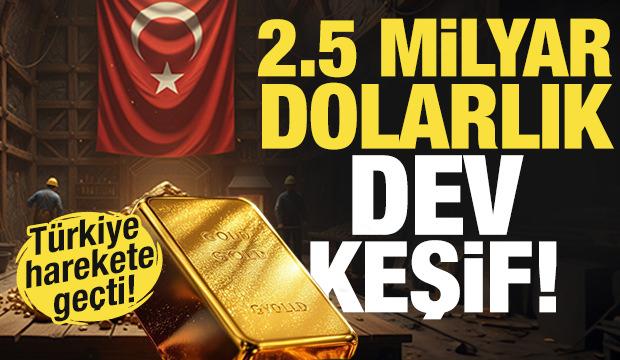 Türkiye'den dev altın hamlesi! 2.5 milyar dolarlık rezerv için harekete geçti!