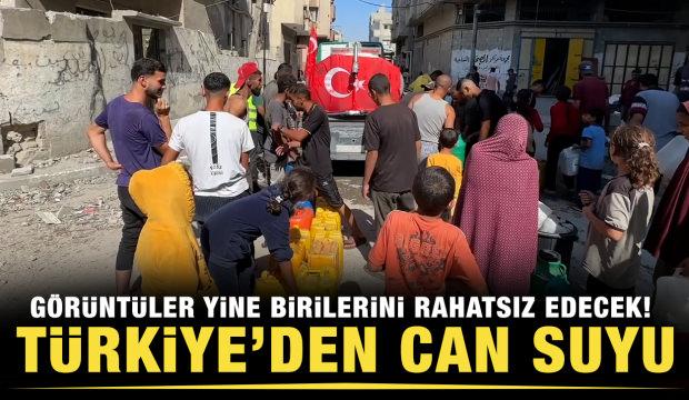 Türkiye'den Gazze'ye can suyu!