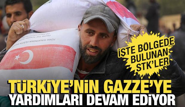 Türkiye'nin Gazze'ye yardımları devam ediyor