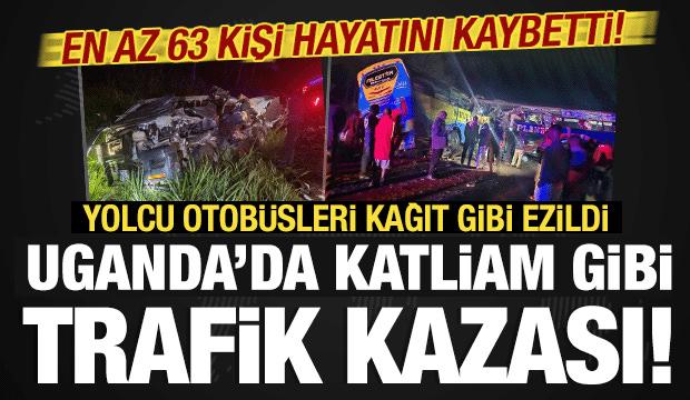Uganda'da katliam gibi trafik kazası: En az 63 kişi öldü!