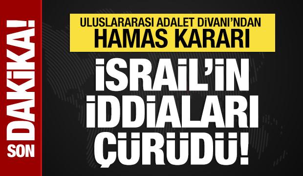 Uluslararası Adalet Divanı'ndan Hamas kararı