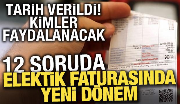 12 soruda 'elektrik tarifesinde yeni limit'!