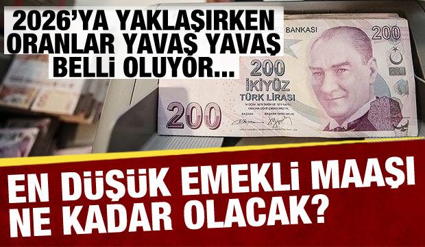 2026'da en düşük emekli maaşı ne kadar olacak?