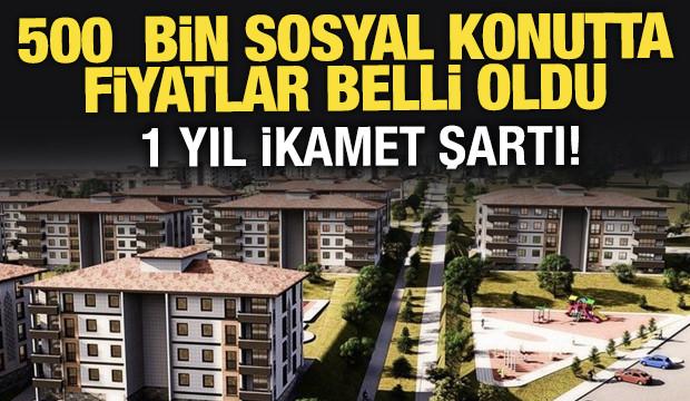 500 bin konut projesinde fiyatlar belli oldu