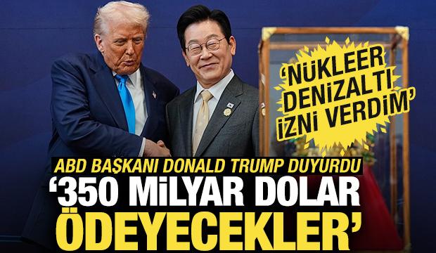 ABD Başkanı Trump: 'Vergilerin düşürülmesi karşılığında 350 milyar dolar verecekler'