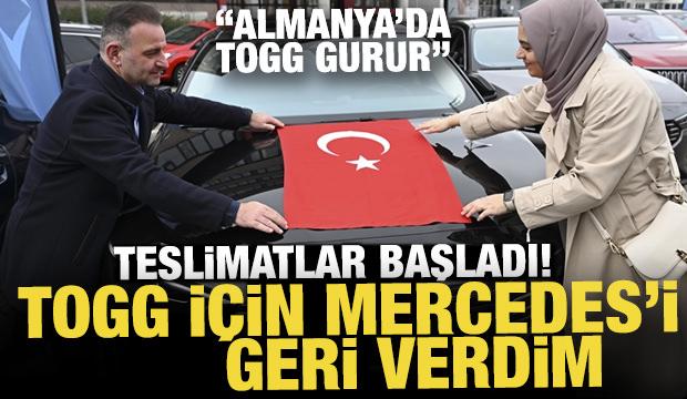 Almanya'da Togg gururu! "Mercedes'imi Togg’u alabilmek için geri verdim"