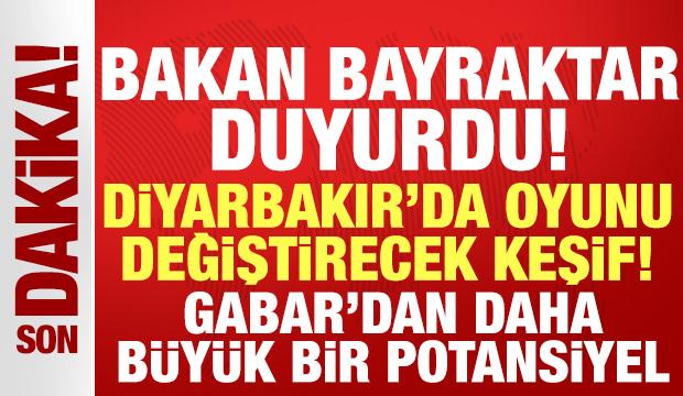 Bakan Bayraktar canlı yayında "Diyarbakır'da oyunu değiştirecek keşif" diyerek duyurdu!