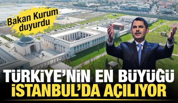 Bakan Kurum Paylaştı: Türkiye'nin en büyük millet bahçesi açılıyor
