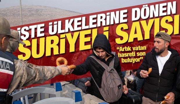 Bakan Yerlikaya: 2016’dan beri toplam 1 milyon 290 bin Suriyeli vatanına geri döndü