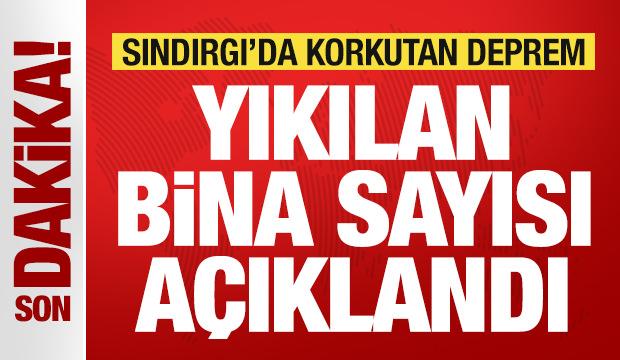Balıkesir'de 6.1 büyüklüğünde korkutan deprem: Yıkılan bina sayısı açıklandı