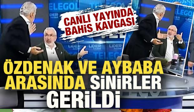 Canlı yayında 'bahis' kavgası! Gökmen Özdenak ile Adnan Aybaba arasında sinirler gerildi