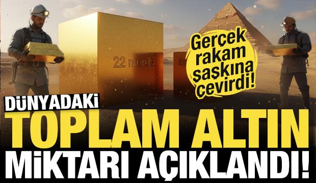 Dünyadaki toplam altın miktarı açıklandı! Gerçek rakam şaşkına çevirdi...