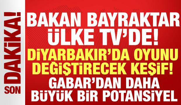 Enerji Bakan Bayraktar canlı yayında "Bizim Kızıl Elmamız" diyerek duyurdu!