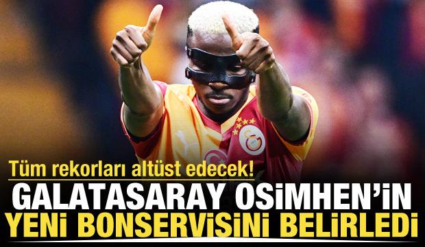 Galatasaray Osimhen'in yeni bonservis bedeli belirledi! Tüm rekorları altüst edecek