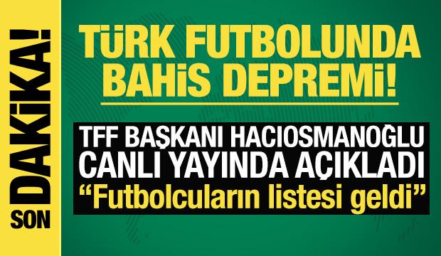 Hacıosmanoğlu açıklamalarda bulunuyor: Şimdi sıra futbolcularda