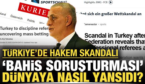 'Hakem skandalı': Dünya Türkiye'deki 'bahis soruşturmasını' nasıl gördü?