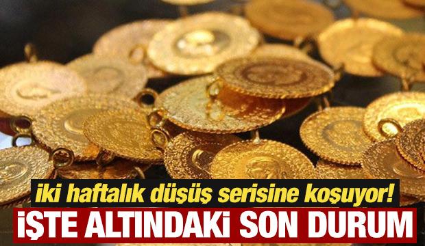 İki haftalık düşüş serisine koşuyor! İşte altındaki son durum