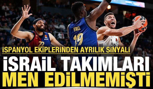 İsrail takımları men edilmemişti: İspanyol ekiplerden ayrılık sinyali