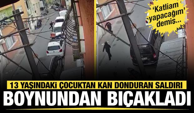 İstanbul'da korkunç olay! İkisi de 13 yaşında... Okul arkadaşını boğazından bıçakladı