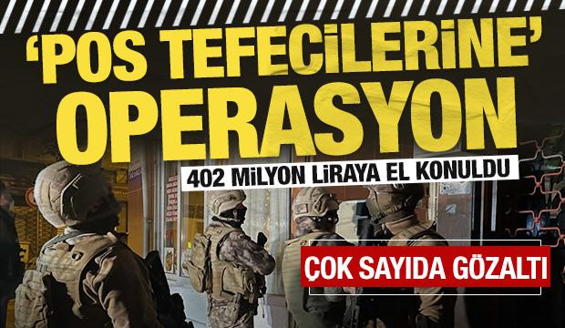 İstanbul'da 'pos tefecilerine' operasyon: 10 zanlıya gözaltı kararı