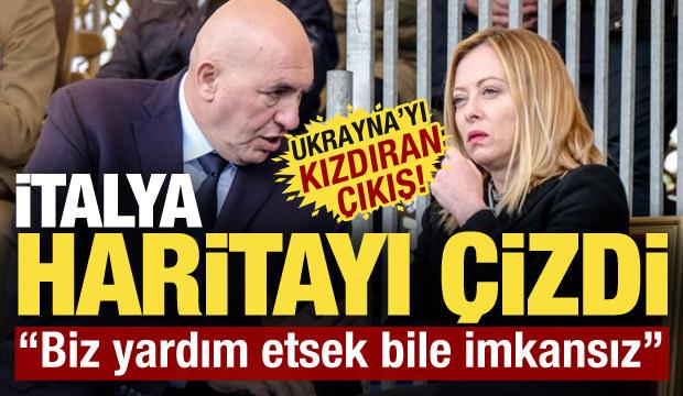 İtalya, Ukrayna için yeni haritayı çizdi: "Biz yardım etsek bile imkansız"