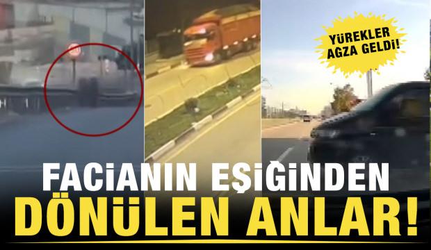 Kiminin freni patladı, kiminin dingili koptu kiminin ise el freni çekilmedi!Korkutan anlar