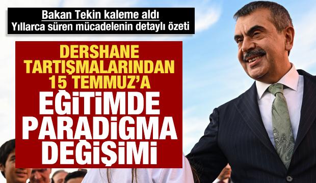 Millî Eğitim Bakanı Tekin kaleme aldı: Eğitimde paradigma değişimi