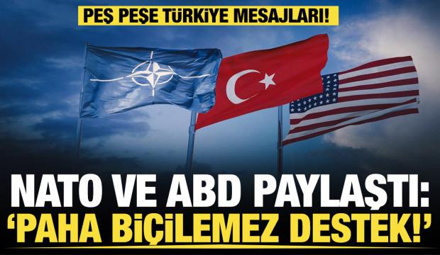 NATO ve ABD'den Türkiye mesajı... 29 Ekim'de 'sarsılmaz destek' vurgusu!