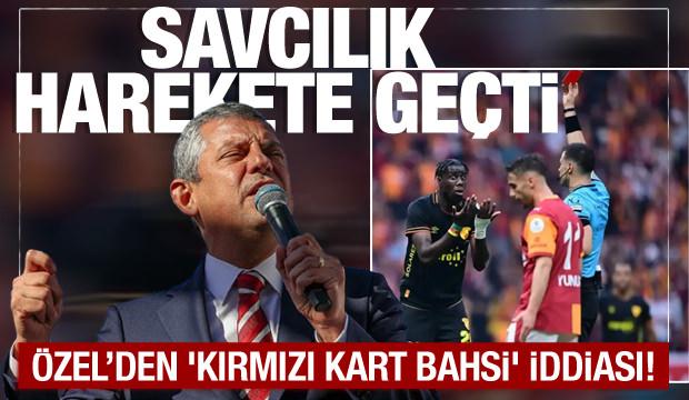 Özgür Özel’den 'kırmızı kart bahsi' iddiası! Savcılık harekete geçti