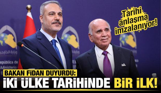Son dakika... Bakan Fidan'dan Irak'ta önemli açıklamalar: "İki ülke tarihinde bir ilk!"