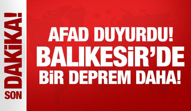 Son Dakika: Balıkesir'de korkutan deprem!